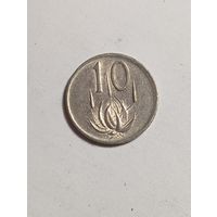 ЮАР 10 центов 1985 года .