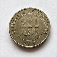 Колумбия 200 песо, 2010