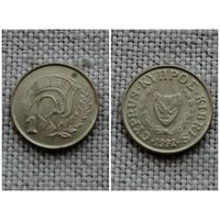 Кипр 1 цент 1992/птицы/FA