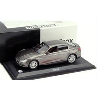 White box 1:43. MASERATI Ghibli (2015), metallic grey.