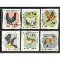 Фауна Птицы Болгария 1961 год серия из 6 марок