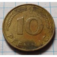 Германия 10 пфеннигов, 1980       G     ( 3-2-1 )