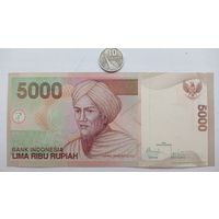 Werty71 Индонезия 5000 рупий 2009 UNC банкнота