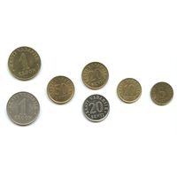 Эстония- набор 7 монет . F-VF. мультилот