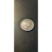 Испанские филиппины 20 сантимов 1868