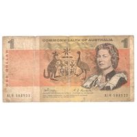 Австралия 1 доллар 1969. P37 Commonwealth!