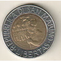 Сан-Марино 500 лира 1994 Каменотес
