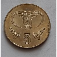 5 центов 2001 г. Кипр