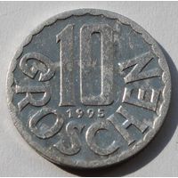 Австрия 10 грошей, 1995 г.