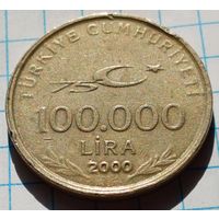 Турция 100.000 лир, 2000      ( 1-9-2 )