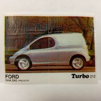 Turbo #212 (Турбо) Вкладыш жевачки Турба. Жвачки