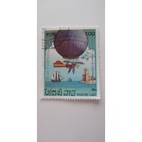 Лаос 1983.  200-летие пилотируемого полета - воздушные шары