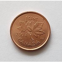 Канада 1 цент, 2004  Не магнетик