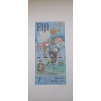 Фиджи 7 долларов 2016 года UNC победа сборной страны по регби-7 на Олимпийских играх в Рио-де-Жанейро 2016