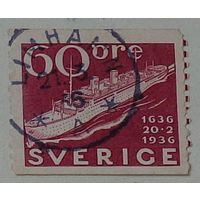 Пассажирский лайнер. Швеция. Дата выпуска:1936-02-20