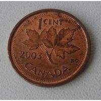 1 цент Канада 2003 г.в.