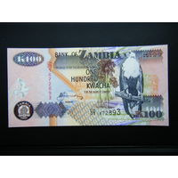 Замбия 100 КВАЧА 2006г. UNC.