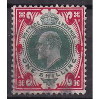 422. Великобритания. Эдуард VII. 1Sh. 1902 - 10 гг. Стандарт. St.Gib.#257.