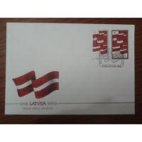 Латвия 1993 КПД гос. флаг