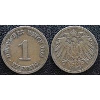 YS: Германия, Рейх, 1 пфенниг 1914F, KM# 10