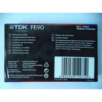 Аудиокассета TDK FE90 Type I (разновидность пореже, сделанная в Таиланде, а не Люксембурге)