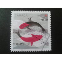 Канада 2013 Рыбы, знак Зодиака