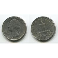 США. 25 центов (1989, буква D)