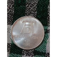 Германия 5 марок серебро 1971 Дюрер