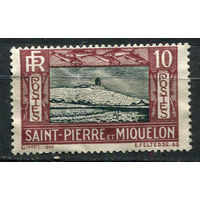 Французские колонии - Сен-Пьер и Микелон - 1932/1933 - Маяк 10C - [Mi.137] - 1 марка. MH.  (Лот 70Eu)-T5P6