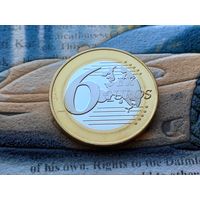Монетовидный жетон 6 (Sex) Euros (евро). #18