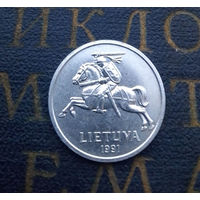 1 цент 1991 Литва #11