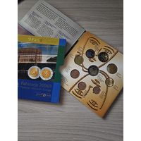Финляндия 2006 год. 1, 2, 5, 10, 20, 50 евроцентов, 1, 2 евро и 2 евро юбилейные. Официальный набор монет в буклете.