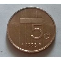 5 центов, Нидерланды 1998 г.