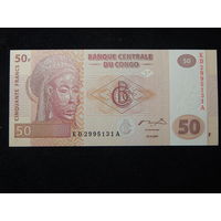 Конго 50 франков 2007г UNC