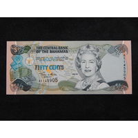 Багамские о-ва 1/2 доллара 2001г.UNC
