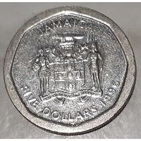 Ямайка 5 долларов, 1996 (14-12-24)