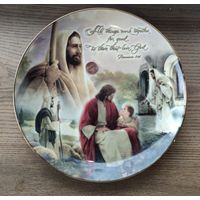 Иисус Англия Wedgwood Bradex Фарфоровая декоративная тарелка