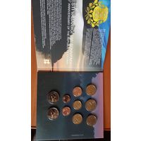 Эстония набор евро 2018 BU (10 монет)  Тираж: 5.000
