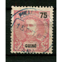 Португальские колонии - Гвинея - 1898 - Король Карлуш I 75R - [Mi.45] - 1 марка. Гашеная.  (Лот 107BC)