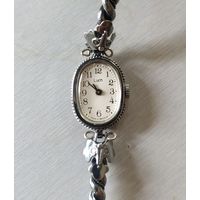 Часы наручные женские "Luch", с браслетом, 17 камней, Сделано в Беларуси