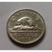 5 центов, Канада 1978 г.