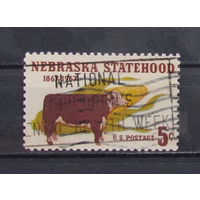 США 1967г. 100-летие образования штата Небраска