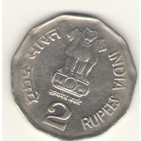 2 рупии 2000 г. МД: Нойда.