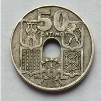 Испания 50 сентимо 1949 г.