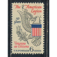 США 1969 50 летие Общества ветеранов Американский легион Герб #979**