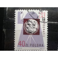 Польша, 1989, Медаль с профилем фотографа