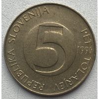 Словения 5 толаров 1994 г.