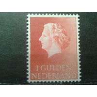 Нидерланды 1954 Королева Юлиана** 1 гульден