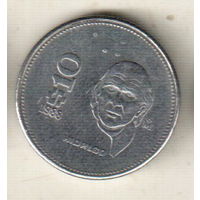 Мексика 10 песо 1988