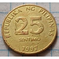 Филиппины 25 сентимо, 1997     ( 2-1-8 )